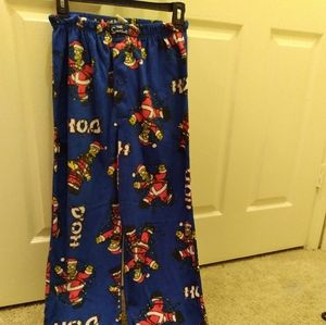 Novelty Simpsons Homer Christmas Pj pants